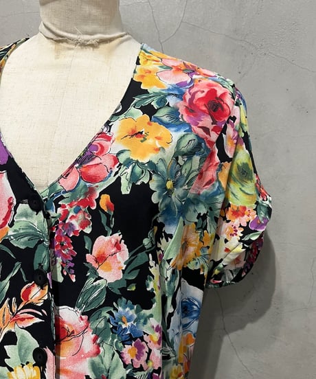 F/S Flower Pattern Dress BKPI