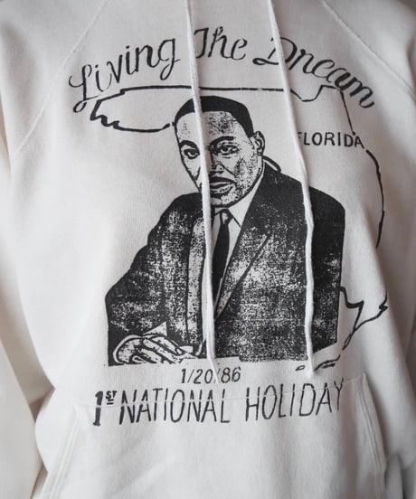 1980's MLK Florida 'Living the Dream' Print Hoodie WH