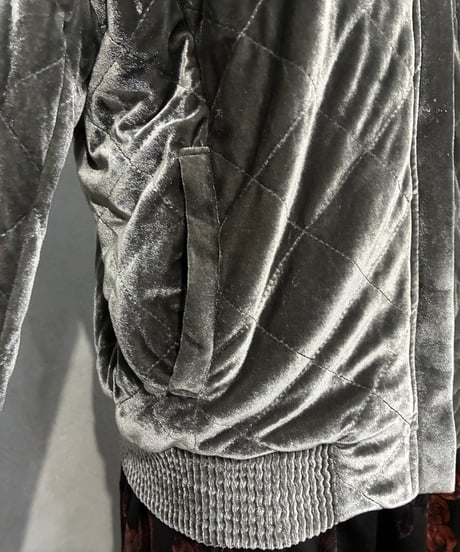 Velour Quilting Blouson GR