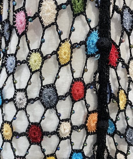 Colorful Crochet Cardigan BK