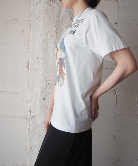 Bird Print Tee WH