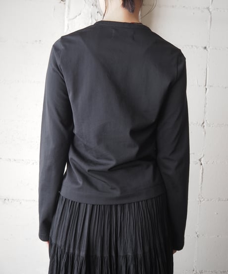 COMME des GARCONS Tuck Design  Crew Neck Cardigan BK