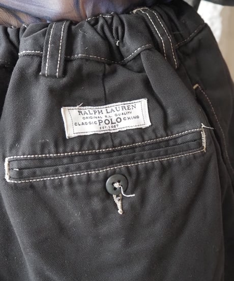 Remake Ralph Lauren Drawstring Shorts BK