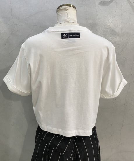 adidas × marimekko Logo Print Short Tee WH
