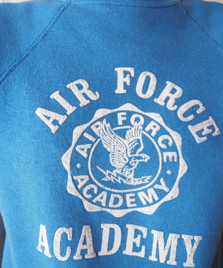 AIRFORCE ACADEMY 1970-80's Vintage Sweat BL