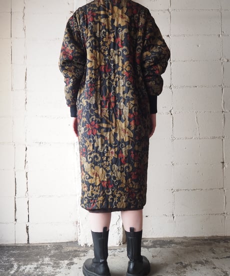 Floral Print Long Coat BKREBE