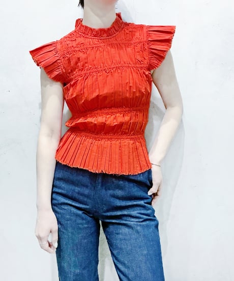 sea NewYork Pleated Shirring N/S Tops RE