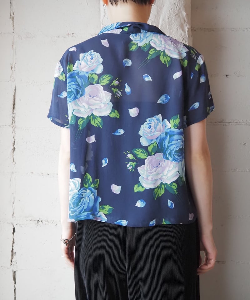 KENZO Flower Pattern Sheer Shirt NV | Orfeo