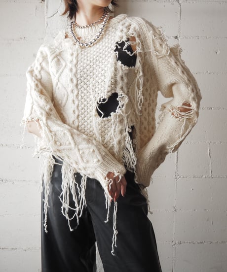 REMAKE Crashed Fisherman Sweater IV