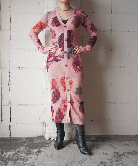Desigual Floral Print Knit Dress PI