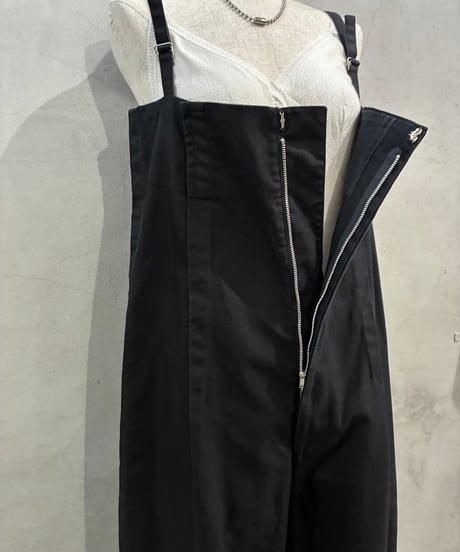 Y's bis LIMI Zipup Tucked Jumpsuit BK