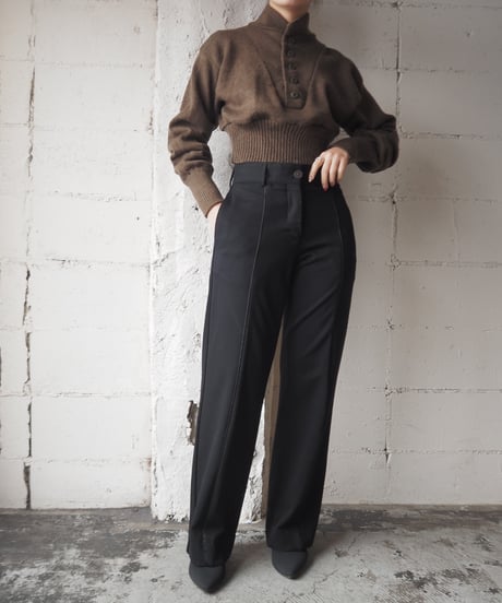 US ARMY REMAKE Cropped Knit BR