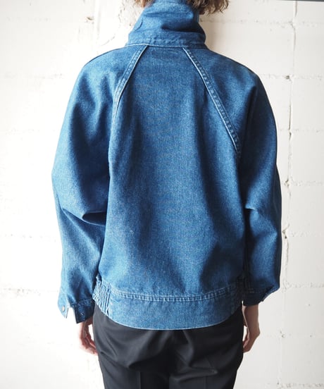 Stand Collar Denim Jacket BL