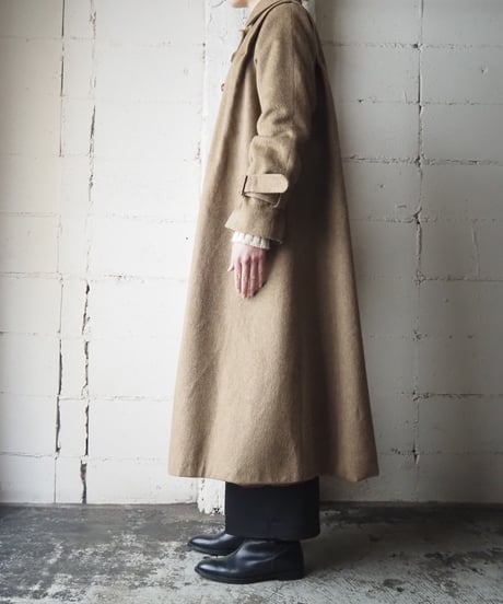 Soutien Collar A Line Wool Coat BE