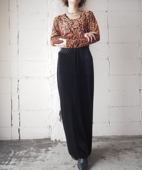 Opal Velour Botanical Pattern Cutsewn ORBR