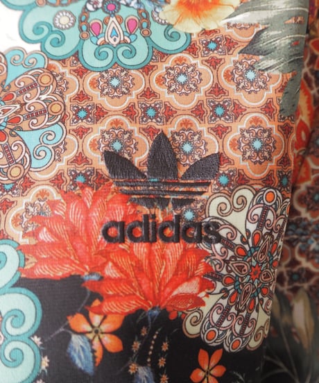adidas Flower Pattern Truck Jacket BKWHPI