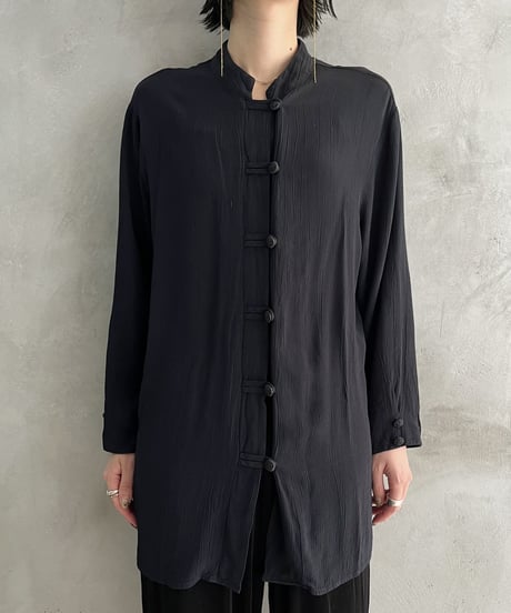 China Long Sleeve Blouse BK