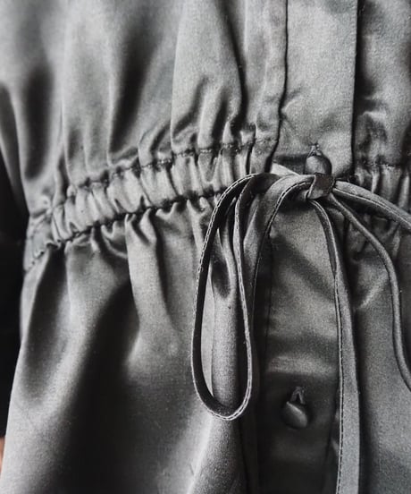 Satin Waistmark Blouse BK