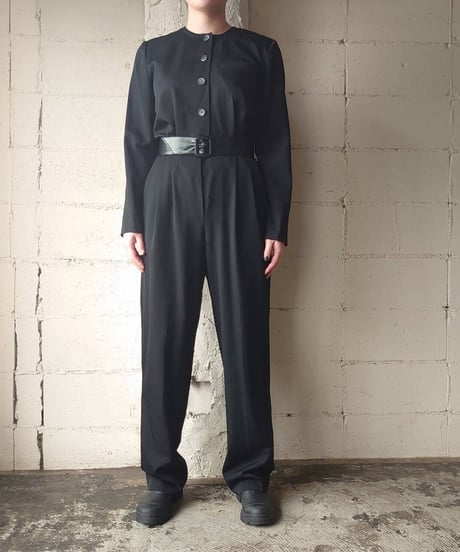 Collarless JumpSuit BK