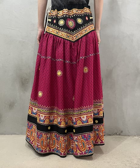 Embroidery Batic Flared Skirt BKPI