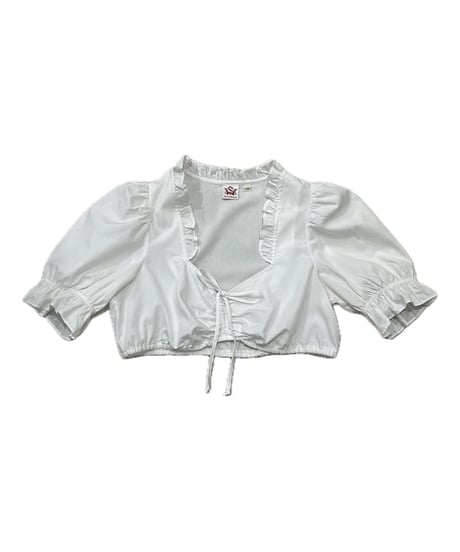 S/S Frills Short Shirt WH
