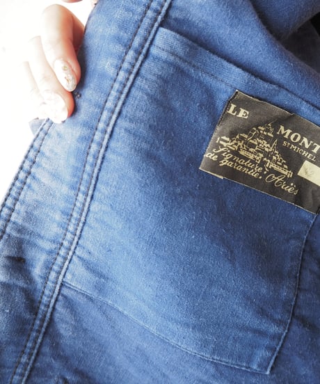1950's Le Mont St Michel French Work Jacket BL