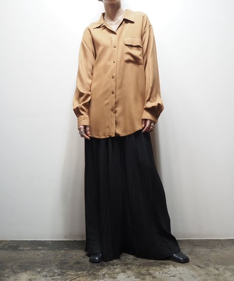 Open Collar Rayon Shirt BR