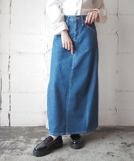 Levi's ENGINEERED Back Design Long Skirt  BL