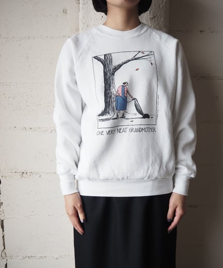 GRANDMOTHER Print Sweat WH