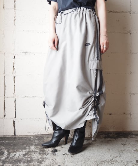 REMAKE NIKE Drawstring Track Skirt GR