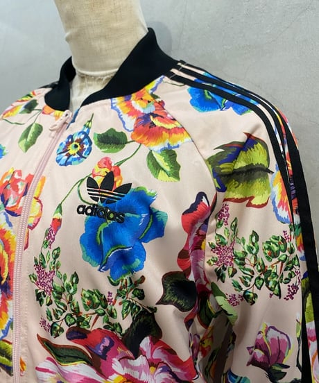 adidas Flower Pattern Track Jacket BE BK