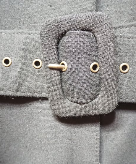 Front Button Jumper Skirt BK