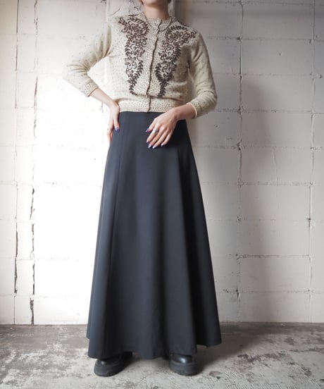 1970’s Long Flare Skirt BK
