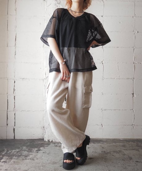 Mesh Tee BK