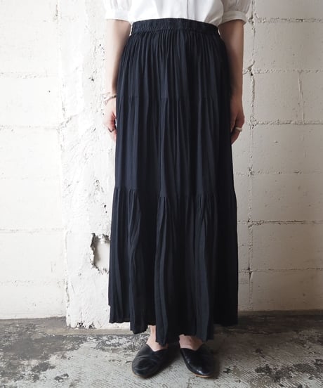 1980's Tiered Easy Skirt BK