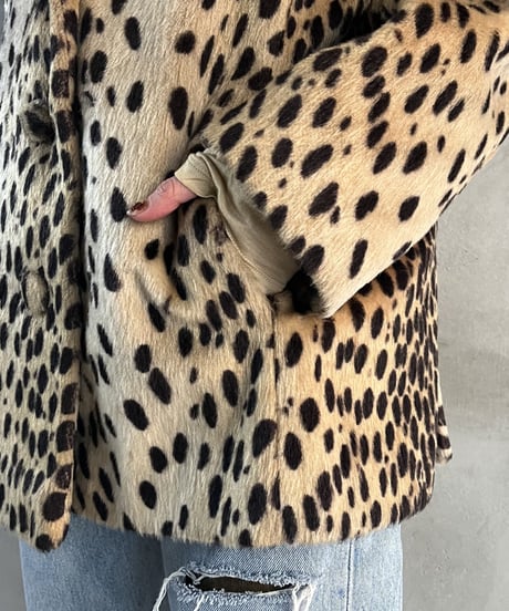 Leopard Pattern Tailored Jacket BEBK