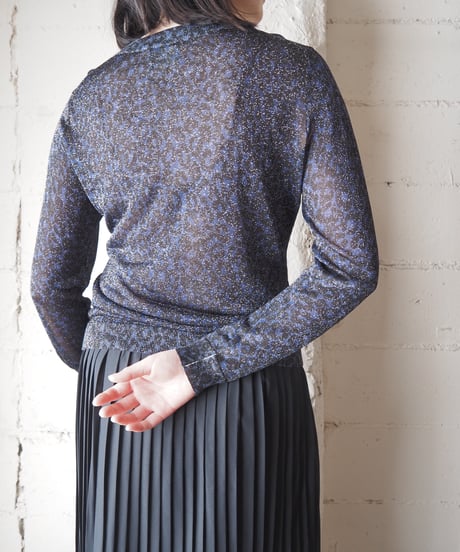 BIMBA Y LOLA Lame Leopard Knit NVBK