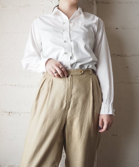 China Button Shirt WH
