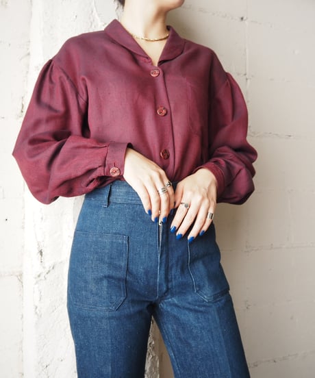Round Collar Blouse BUR