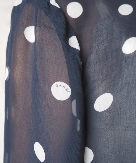 GANNI Sheer Dot Blouse NVWH