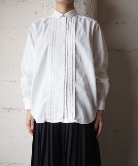 Pleated Front Shirt WH