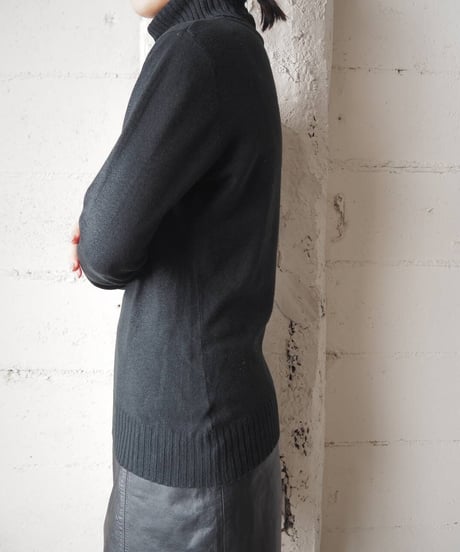 Ralph Lauren Cashmere Turtle Neck Knit BK
