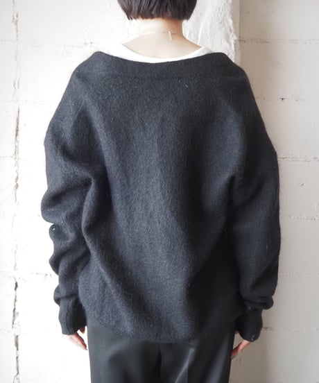 Acne Studios Vneck Mohair Knit BK