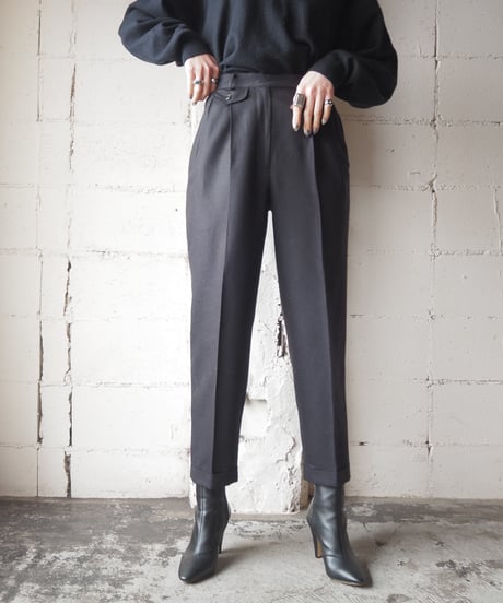 Lauren Tapered Wool Pants BK