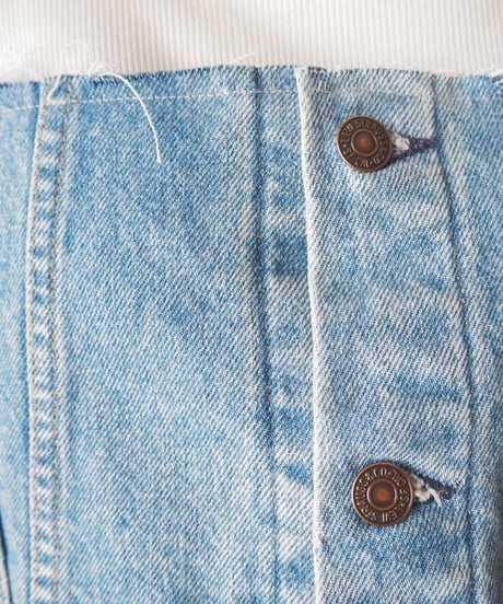 ORFEO REMAKE Denim Bustier BL