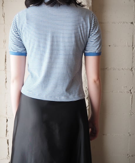 1970's Vintage Stripe Ringer Tee LBL WH