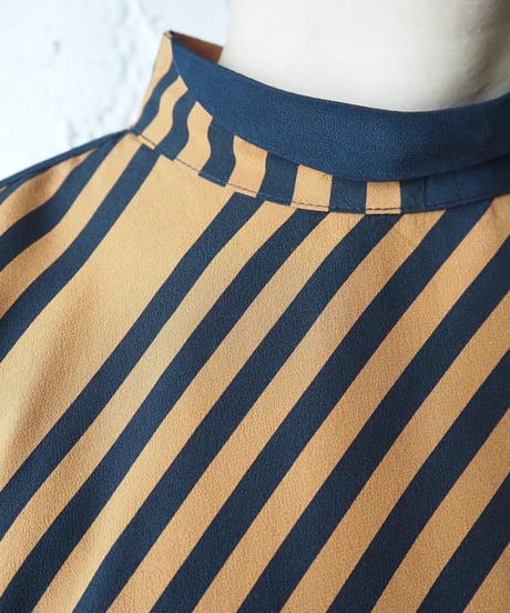 Dolman Sleeve Stripe Blouse ORBK