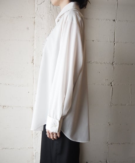 Stitch Frill Shirt WH