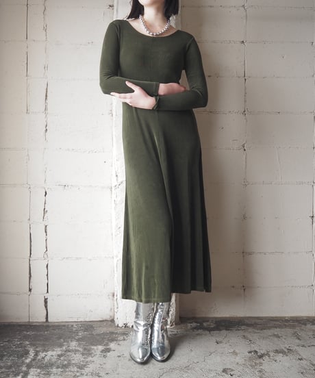 FLAX Crew Neck Cutsewn Dress KA