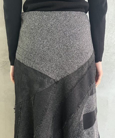 Patchwork Mermaid Skirt GRBK